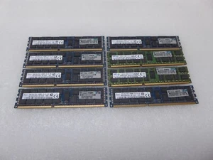 Samsung Hynix 16GB 2Rx4 PC3 14800R Server Memory 8 Modules - Picture 1 of 5