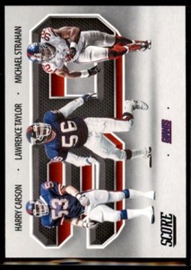 2021 Score 3D Harry Carson/Lawrence Taylor/Michael Strahan New York Giants #3D12