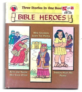 Bible Heroes Three Stories In One Book Hardcover Andy Rector 1998 Landolls - Picture 1 of 1