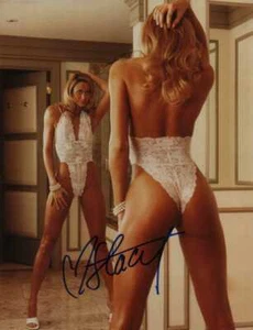 Signed Autograph Stacy Keibler 8X10 Color RP Photo w/coa SEXY Free Shipping - Picture 1 of 1