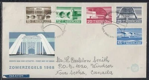 Países Bajos Scott B434-8 FDC - Puentes - Imagen 1 de 1