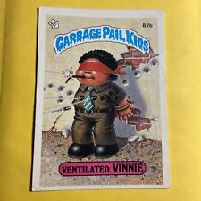 1985 Garbage Pail Kids Series 2 Card #82b Ventilated Vinnie Glossy GPK OS2 LP