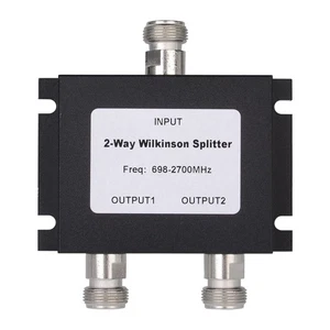 698~2700MHz Splitter 2-Way N-Female Splitter Power Divider for SIgnal Repeater - Photo 1 sur 5