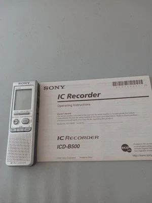 Sony ICD-B500 Handheld Digital Voice Recorder 256MB 150 Hours Working - Image 1 of 2