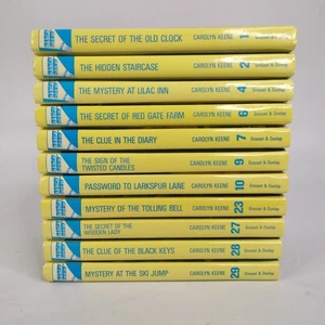 Lot of 11 ~ Nancy Drew Mystery Stories, Flashlight Books, by Carolyn Keene - Picture 1 of 13