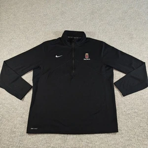 Nike Dri-Fit Laufpullover Herren XL braun University schwarz 1/4 Zip Performance - Bild 1 von 8