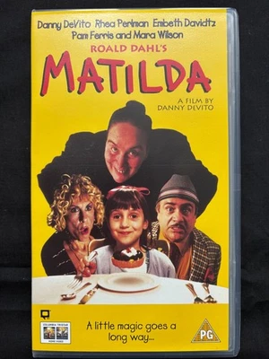 Roald Dahl's Matilda Certificate PG Starring Danny DeVito VHS - Image 1 of 3
