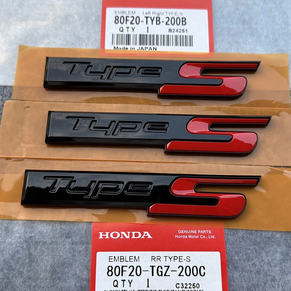 Guardabarros lateral maletero tipo S emblema para Acura Integra MDX ZDX RDX 2023-2026 insignia Foto 1 de 4