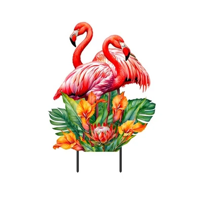 Briarwood Lane Flamingo Pair Metal Art Foto 1 de 3