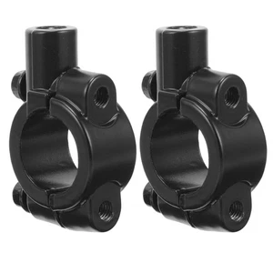 2 Pcs Halterung Für Motorradspiegel Motorrad-Lenkerspiegel-Befestigungsklemme - Picture 1 of 12
