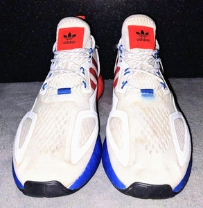 Adidas ZX 2K Boost Originals 'White Solar Red' UK 10.5 Art Num - FV9996. Rare - Picture 1 of 14