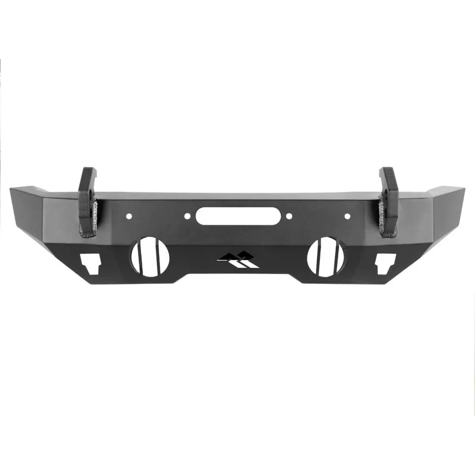 Rugged Ridge HD Stubby 2.55mm Steel Front Bumper for Jeep Wrangler Gladiator Foto 1 de 4