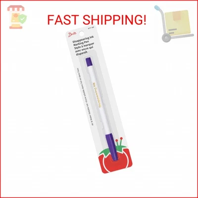 Dritz 677-60 Disappearing Ink Marking Pen, Purple, 8.75 x 2.88 x 0.63 - Image 1 of 2