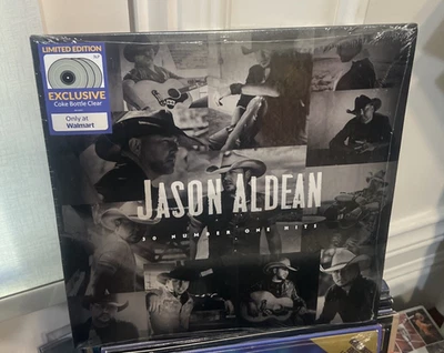 Jason Aldean 30 Number One Hits 3xLP Coke Bottle Clear Vinyl New Sealed - Image 1 of 2