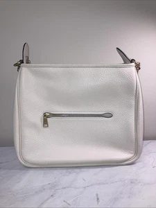 Coach Cary Schultertasche weiches Kiesel-Leder Messing/Kreide CC435 - Bild 1 von 4
