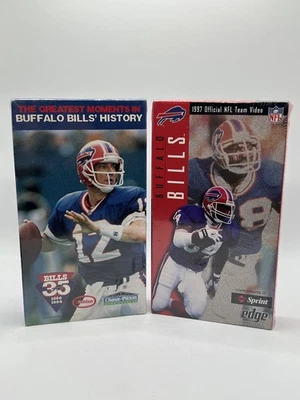 Buffalo Bills 1997 Official NFL Team Video & The Greatest Moments in History VHS Foto 1 de 4