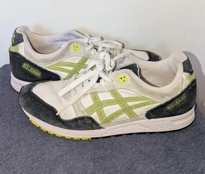 Zapatillas Asics Gel Saga Blanco Flash Amarillo Talla 11.5 1193A095 Cuero Gamuza Foto 1 de 4