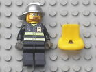 Minifig figurine personnage LEGO POMPIER neuf / Fireman 7240 7213 7906 7046 etc