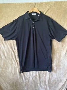 Peter Millar Poloshirt Herren XL schwarz Sommer Komfort Golf Freizeit - Bild 1 von 3