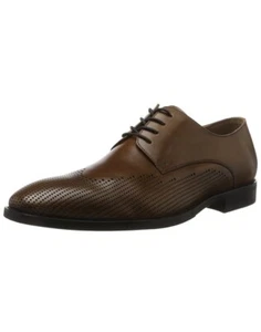 Biglietto Uomo Kenneth Cole Vincente Derbys Cognac UK Taglia 11,5 - Foto 1 di 11