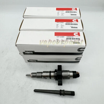 6x Diesel Fuel Injectors for 2003 2004 Cummins 5.9L Dodge Ram 2500 0445120255 - Image 1 of 4