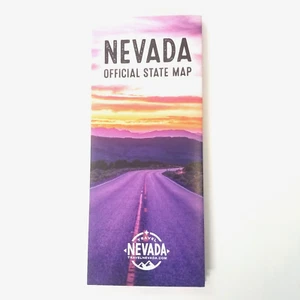 Nevada Official State Road Folded Pocket Map 2024 Legend, Distance Chart 9 In Hi - Picture 1 of 5