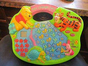 2000 WINNIE THE POOH TALKING POOH LEARNING POND,ABC's,#'s,SHAPES,3 FUNCTIONS++