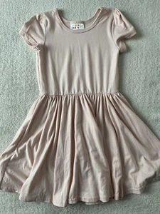 Dot Dot Smile Pale Pink Twirl Dress, girls size 3-4 - Picture 1 of 3