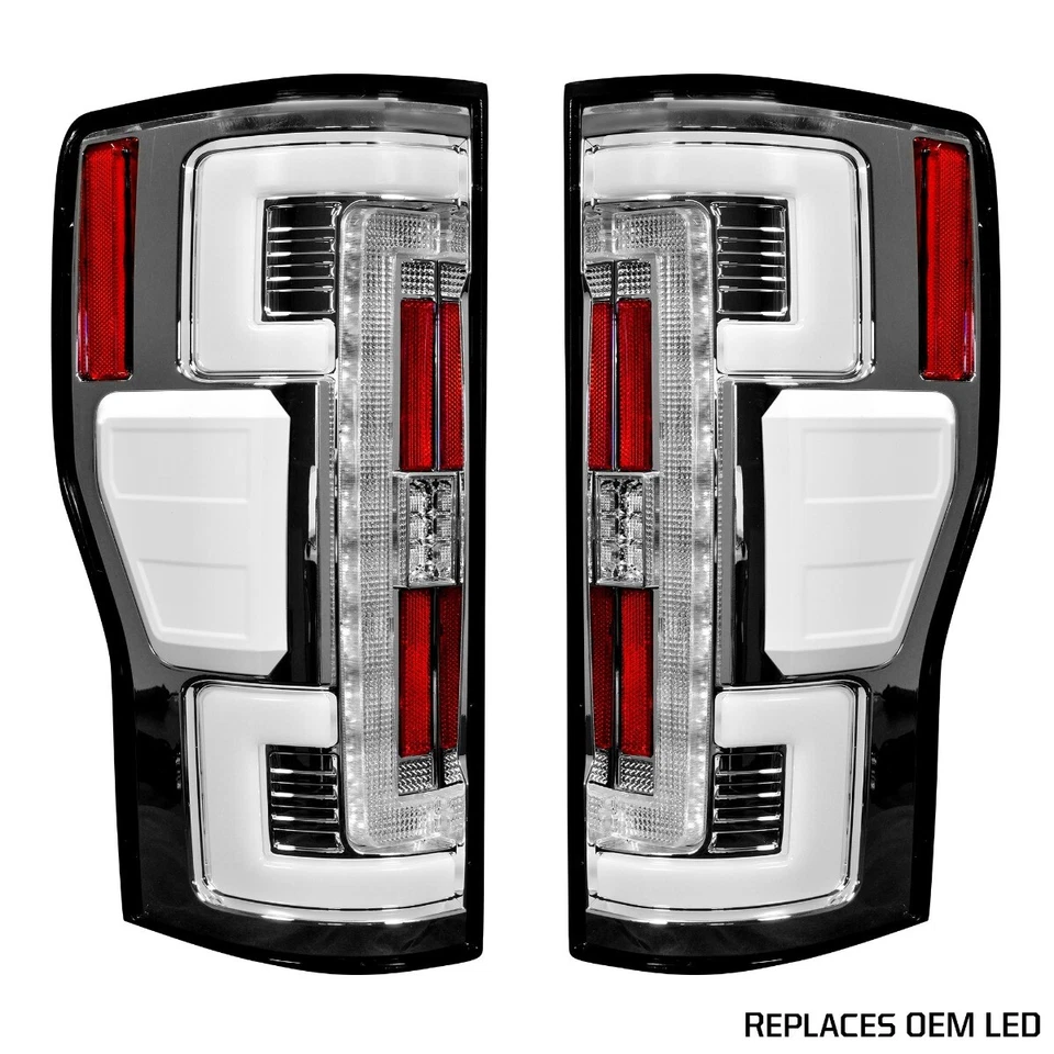 Luces traseras Recon 264299LEDCL OLED en transparente; se adapta a Superduty 17-19 Foto 1 de 1