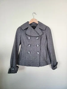 Banana Republic Wool Blend Peacoat Size XS - Picture 1 of 5