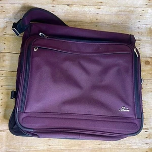 Varsity 3 Skyway Púrpura Bolsa de Ropa Carpeta Traje de Viaje Vestido Ropa Equipaje - Imagen 1 de 12
