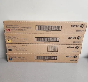 Xerox 550 560 570 Complete Toner Set Yellow Magenta Cyan Black - Picture 1 of 1