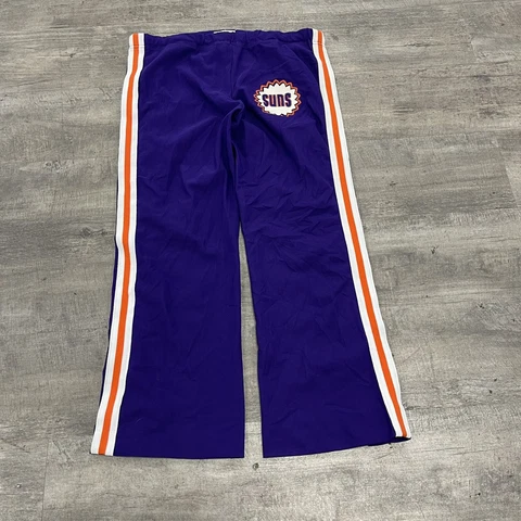 Vintage 80’s Phoenix Suns Warm Up Basketball Breakaway Button Snap Pants Joggers Cover