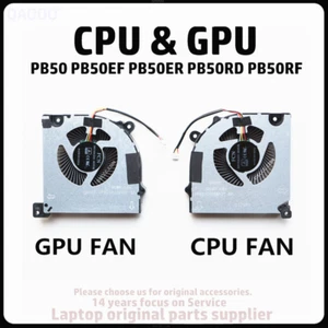 CLEVO PB50 PB50RC PB50RE PB50RF PB50RD PB51EF-G Sager NP8356 CPU COOLING FAN - Picture 1 of 9