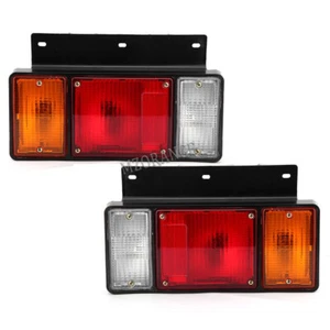 Pair Tail Light Brake Rear Lamp For Isuzu NPR NQR NRR FSR FRR 1987-2019 2020 - Picture 1 of 11