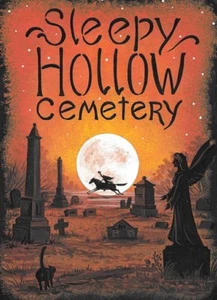 ACEO Halloween SIGNO SUEÑO HUECO RYTA CEMENTERIO JINETE IMPRESIÓN DE PINTURA Arte - Imagen 1 de 1