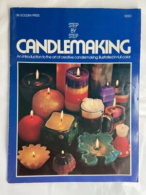 Candlemaking Step by Step 1972 Craft Project Technique Instruction Golden Press - Image 1 of 4