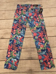 RLX Ralph Lauren Golf Chino Pants 32x32 Mens Floral Hawaiian Performance Wicking - Picture 1 of 9