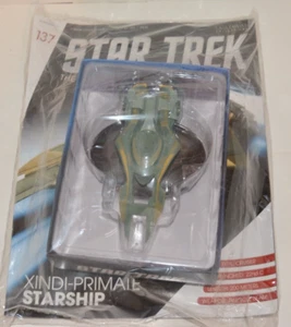 EAGLEMOSS STAR TREK #137 XINDI-PRIMATE STARSHIP NEW WITH MAGAZINE SEALED IN BAG - Picture 1 of 1