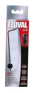 Fluval U3 Fish Turtle Tank Filter Poly / Carbon Cartridge - 2 pk - A491 - Picture 1 of 2