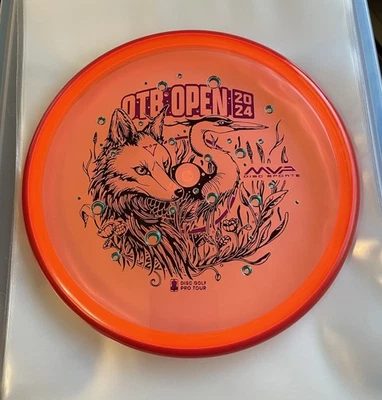 OTB Open Proton Soft Tempo 171g Fox Stamp Orange w/Red Rim - Image 1 of 4