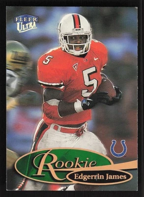 Edgerrin James 1999 Ultra #272R Card TCCCX - Image 1 of 2
