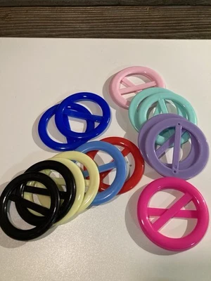 14皮带扣塑料T拖鞋围巾T恤腰带锚滑块复古80年代 — 第 1/3 张图片