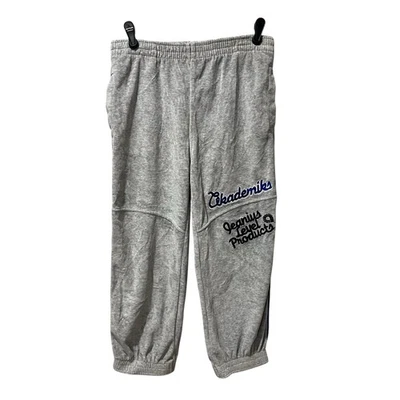 Pantalones de chándal Akademiks Jealous Level Products terciopelo niños talla 7 gris Y2K Foto 1 de 4