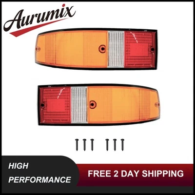 Lente de luz trasera para Porsche 911 1969-1989, 1966-1969 912 - diestro + diestro con tornillos Foto 1 de 4