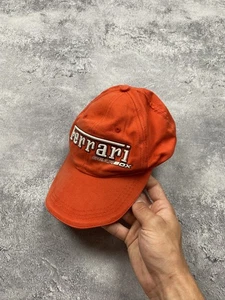 Vintage Ferrari Baseball Cap Gear Box Racing Italy Adjustable Formula 1 Rare Hat - Picture 1 of 13