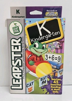Leap Frog Leapster Kindergarten Learning Game Cartridge New - Image 1 of 2