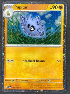 Pokémon Pupitar Cosmos Holo 111/193 PAL Paldea Evolved NM - Picture 1 of 2