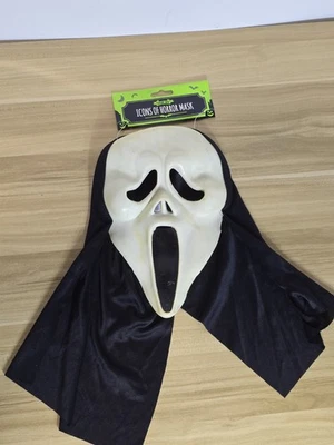 Scream Ghost Face Halloween Fright Nite Mask Icons Of Horror 2016 New With Tag 4 - Image 1 of 4