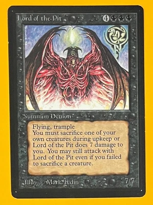 MTG LORD OF THE PIT Beta (OldManMTG 012-130) - Image 1 of 4